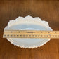 Vintage Milk Glass Hobnail Fenton Oval Covered Candy Bowl