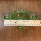 Vintage Sweet Pear Uranium Glass Cream And Sugar Set