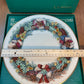 Vintage Limited Edition Collectible Lenox Colonial Christmas Wreath Series 1982 Decorative Plate