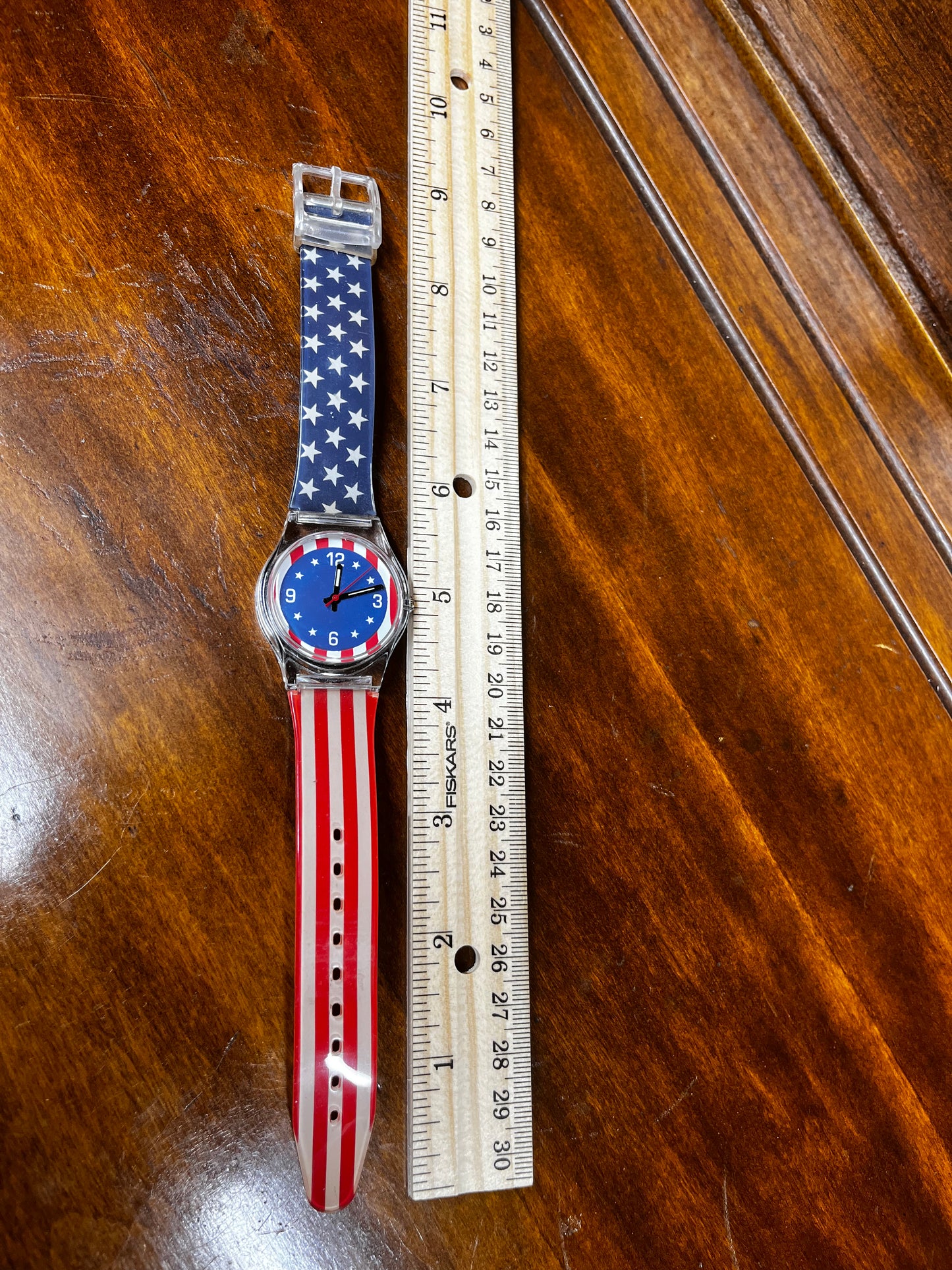 Vintage USA Collection Red, White & Blue Patriotic Watch