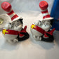 Vintage Cat In The Hat Dr. Seuss Bookends