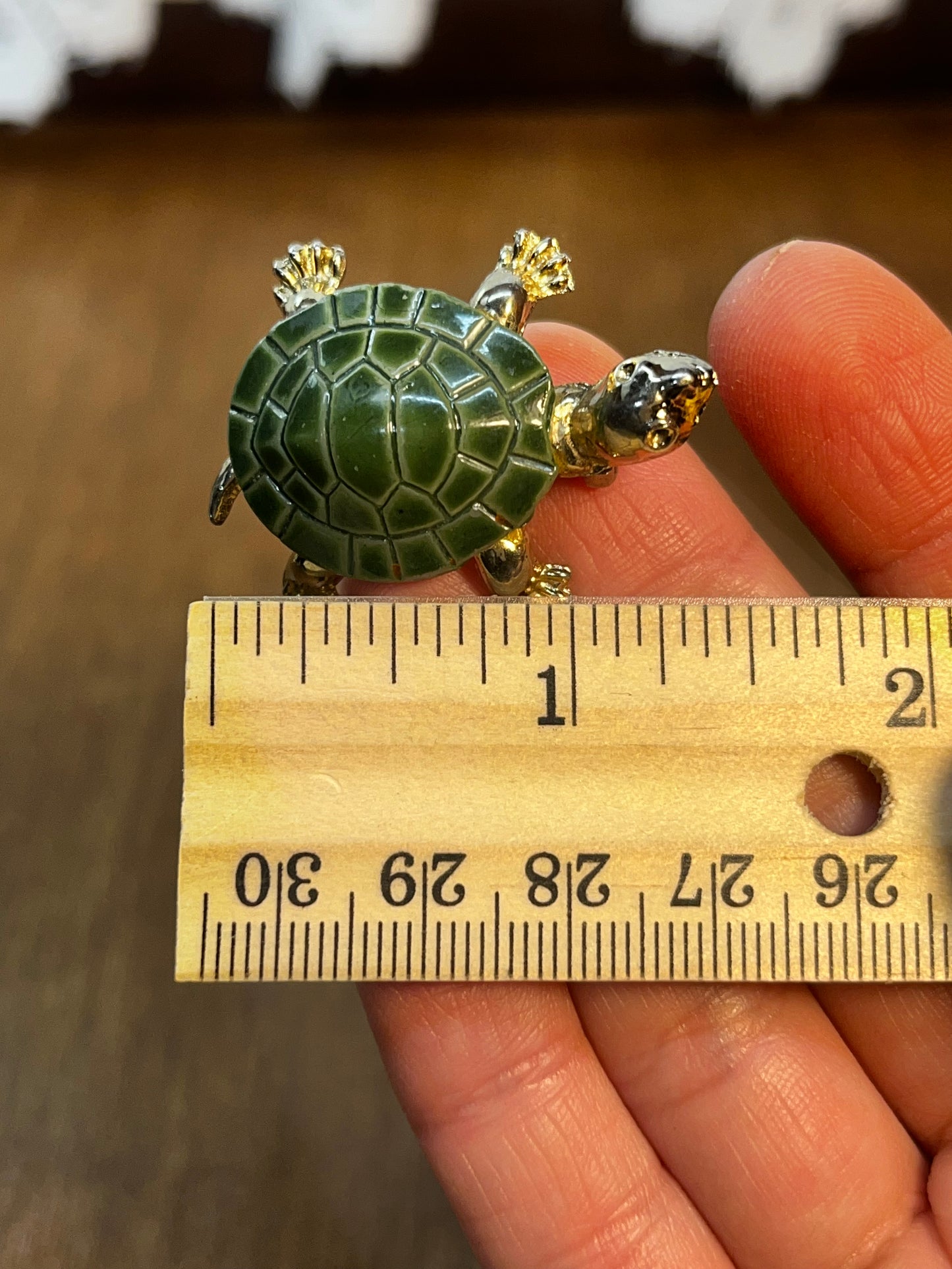 Small Turtle Brooch is