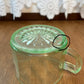 Vintage Uranium Glass Cream And Sugar Set