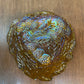 Vintage Iridescent Carnival Grape Glass Trinket