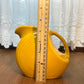 Vintage Discontinued Small Marigold Fiesta Ware Disk Juice Pitcher