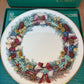 Vintage Limited Edition Collectible Lenox Colonial Christmas Wreath Series 1982 Decorative Plate