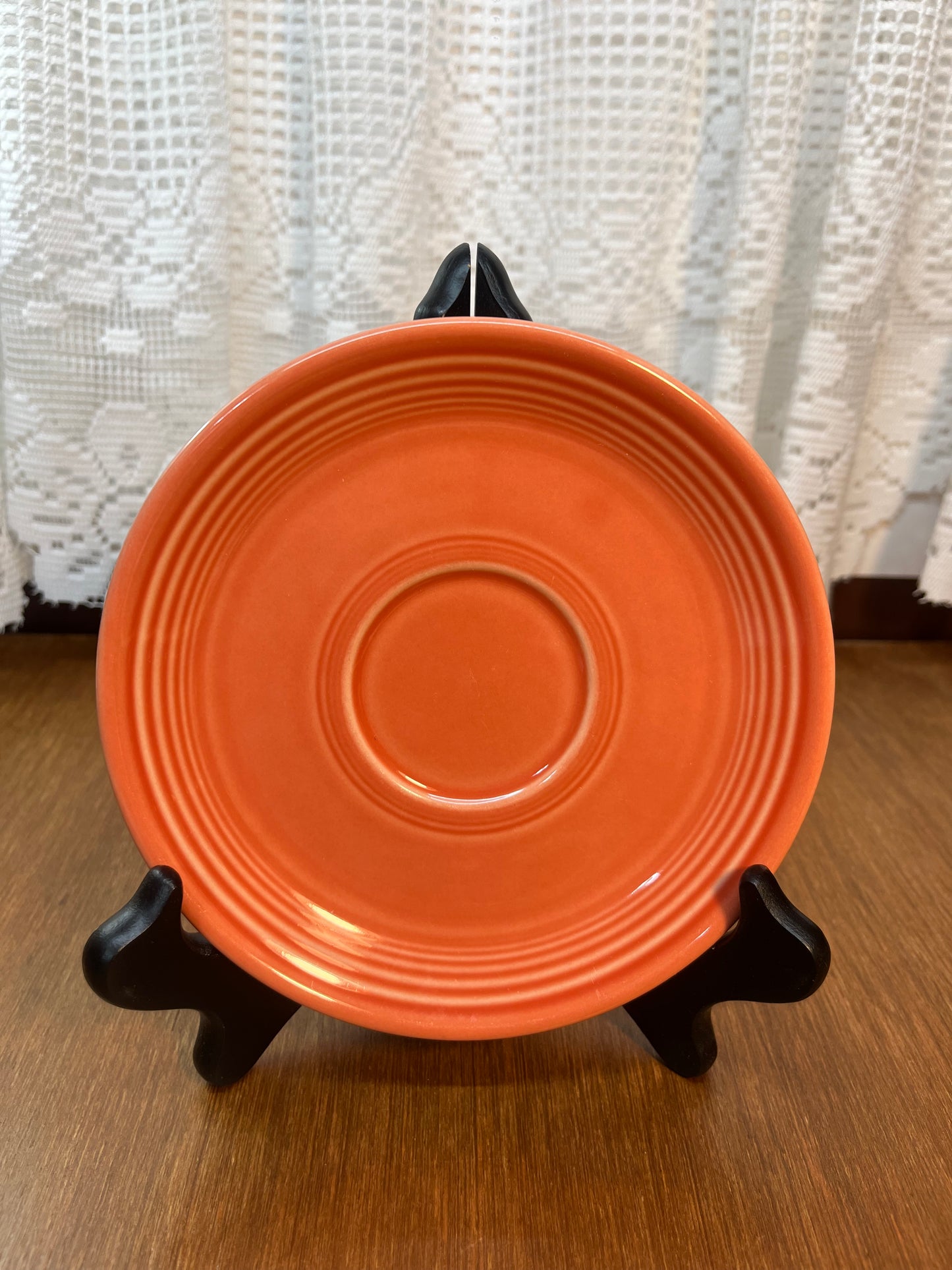 Orange RRC Lead Free Homer Laughlin Fiesta Ware Tea Plate