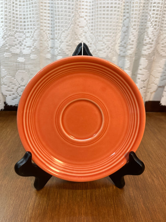 Orange RRC Lead Free Homer Laughlin Fiesta Ware Tea Plate