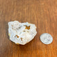 Small White & Brown Crystal Filled Geode