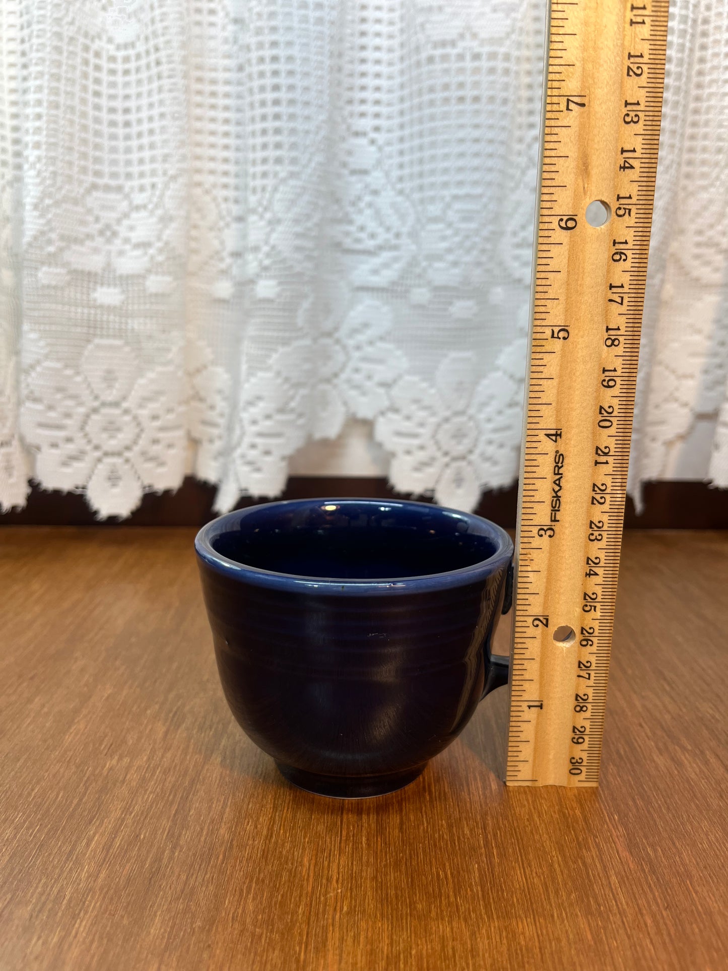 Dark Blue RRC Lead Free Homer Laughlin Fiesta Ware Tea Cup