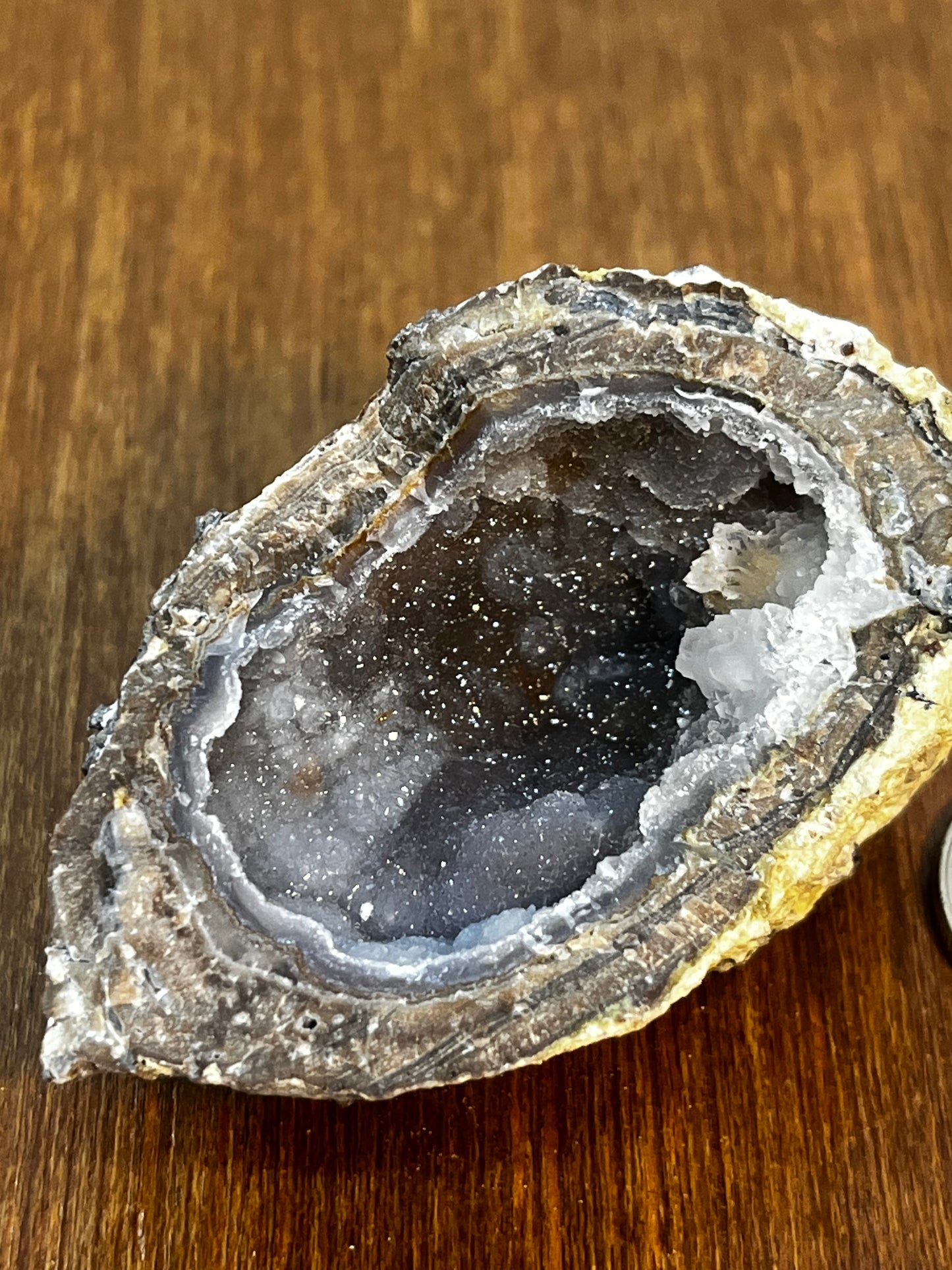 Natural Amethyst Crystal Filled Geode