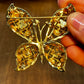 Vintage 1990’s Gold Tone & Pearl Avon Butterfly Brooch