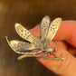 Vintage 925 Dragonfly Brooch