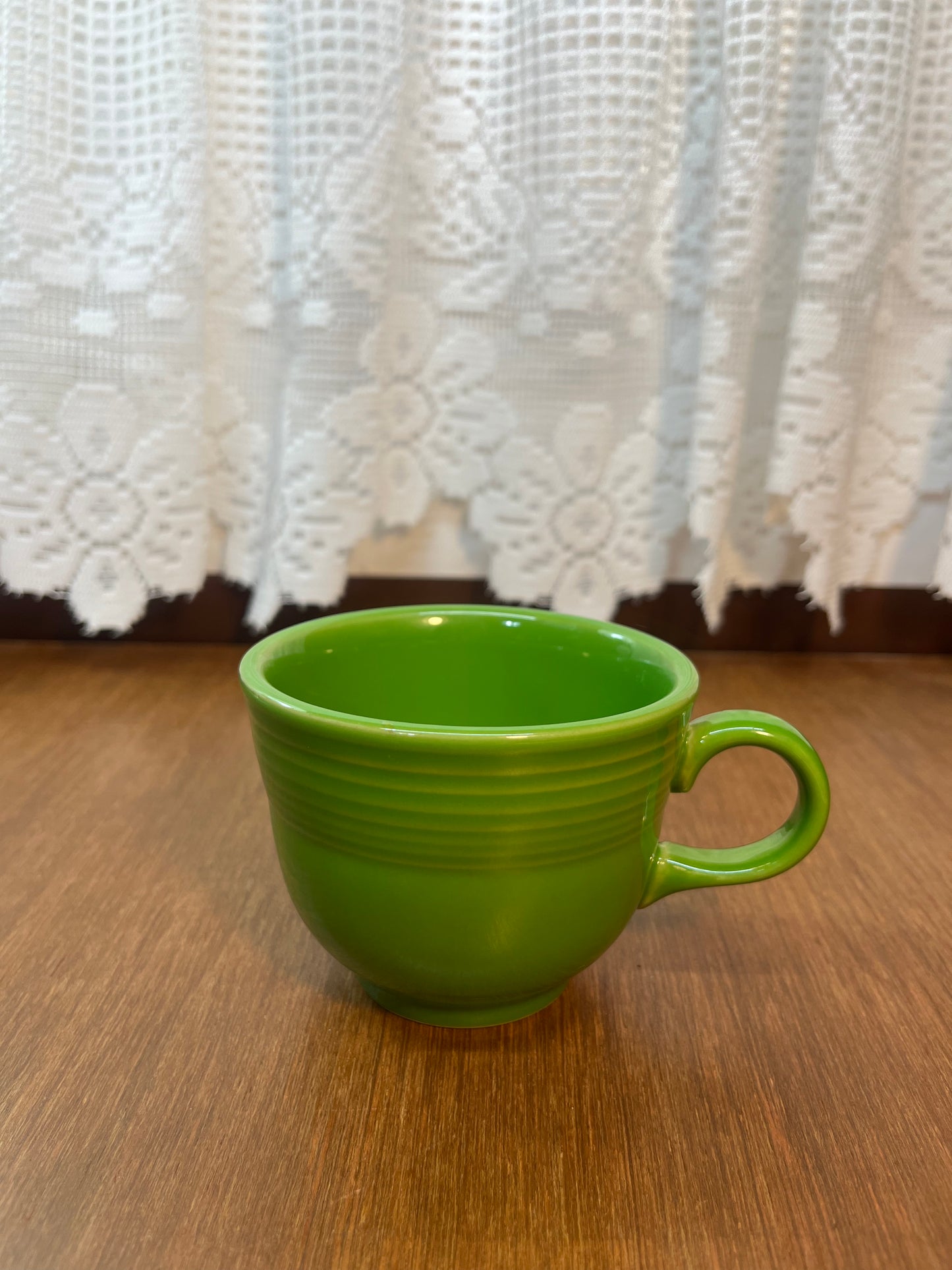 Shamrock Green RRC Lead Free Homer Laughlin Fiesta Ware Tea Cup