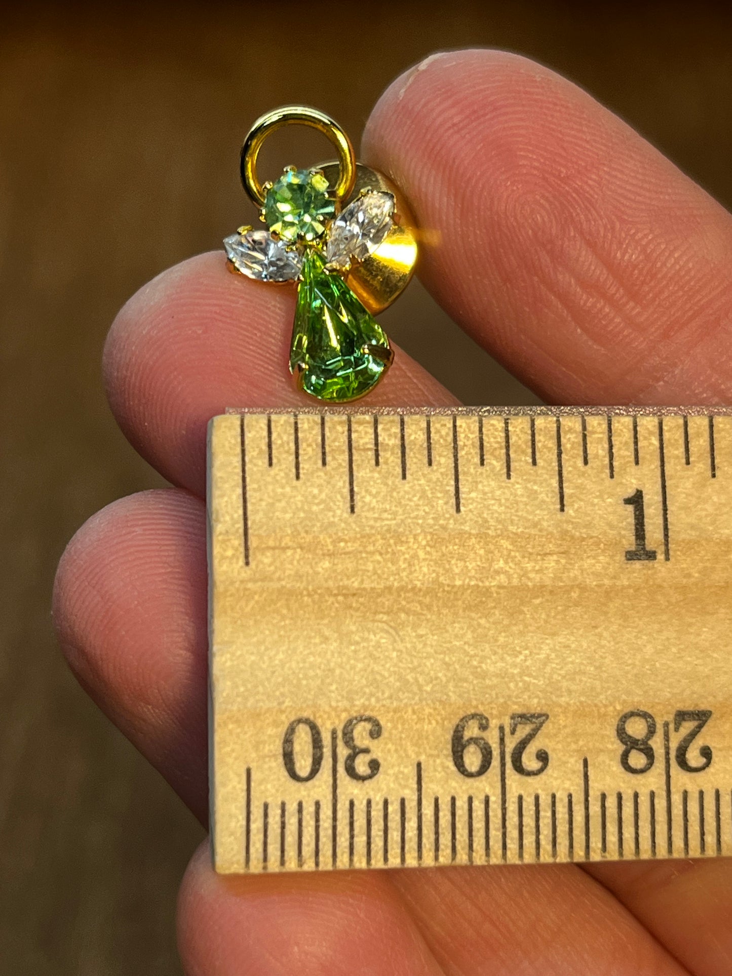 Beautiful Green Angel Pin