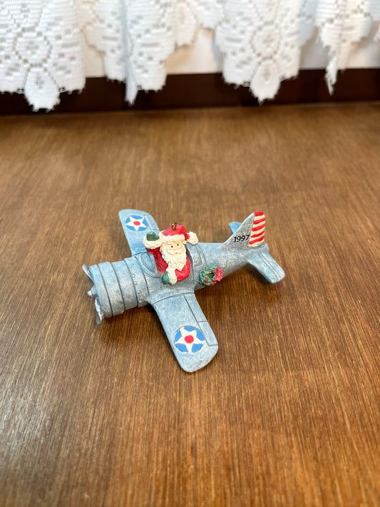 Collectible 1997 Santa Air Craft Plane