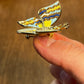 Vintage Mechanical Butterfly Brooch