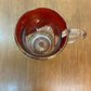 Vintage Collectible Ruby Stained Gold Rim Mutual Oklahoma Souvenir Glass