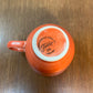 Orange RRC Lead Free Homer Laughlin Fiesta Ware Tea Cup