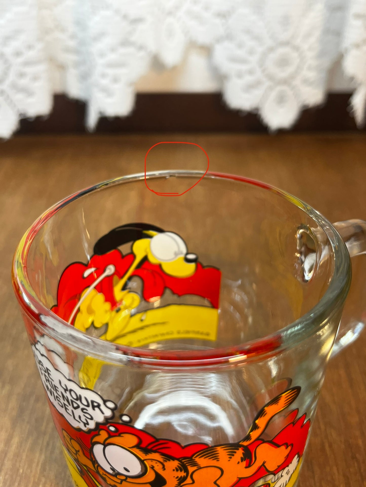 Collectible McDonalds Garfield Coffee Mug