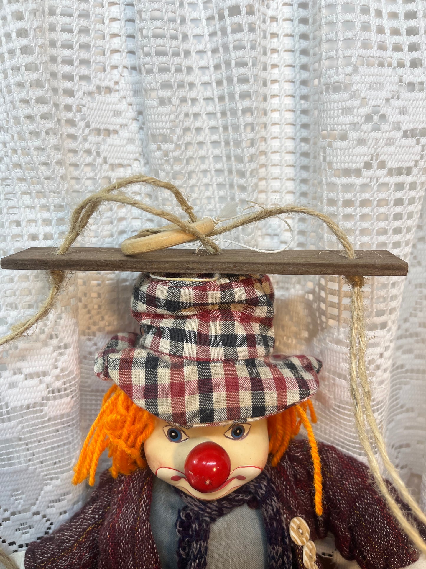 Vintage Clown On A Swing