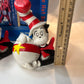 Vintage Cat In The Hat Dr. Seuss Bookends