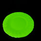 Early 1900’s McKee Milk Glass/Uranium Glass Leaf Plate