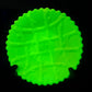 Vintage Uranium Glass Lattice Grape Vine Northwood Plate