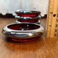 Vintage Amberina Rare Coasters