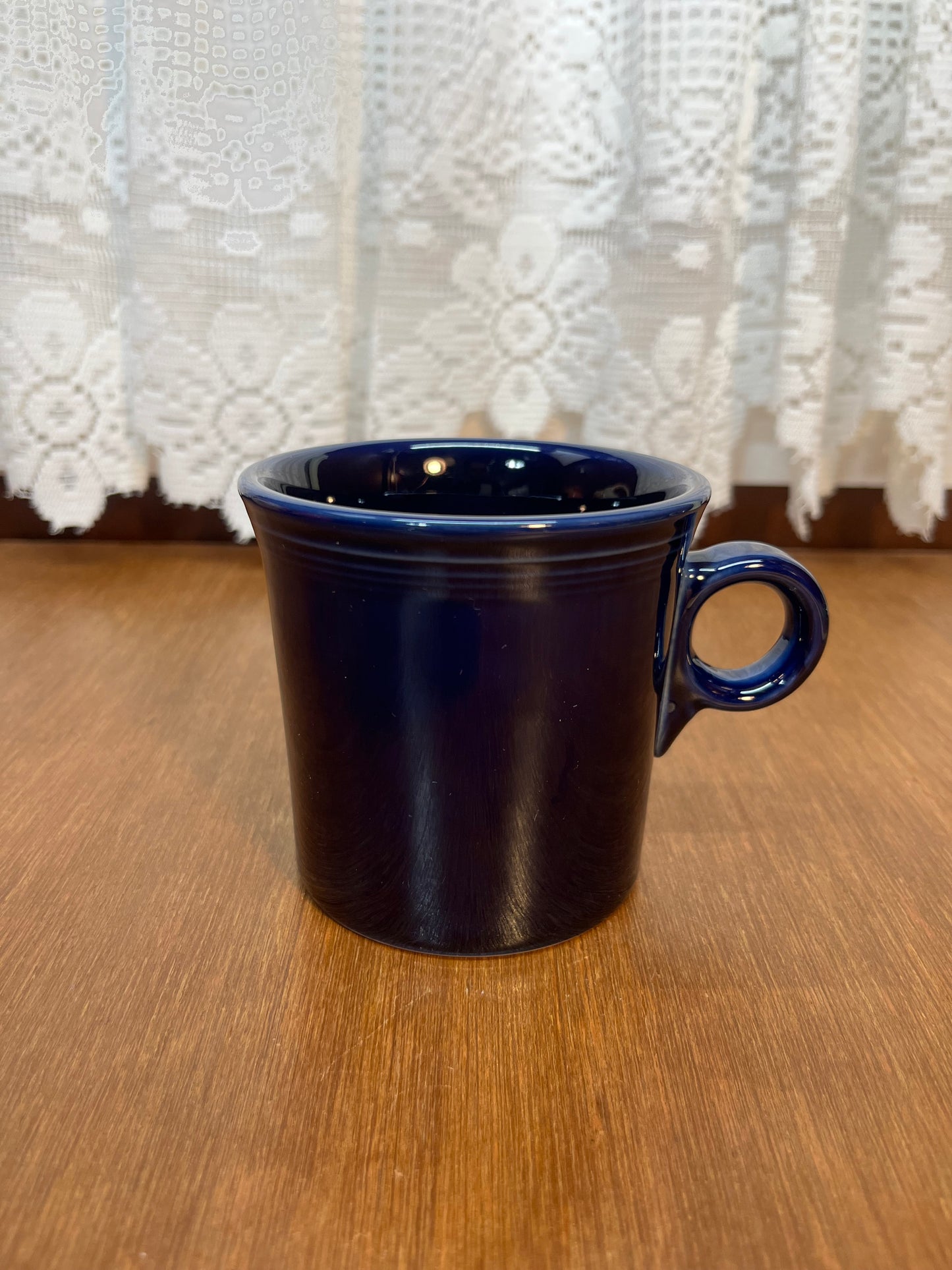 Navy Blue Lead Free Fiesta Ware Coffee Mug