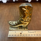 Brass Cowboy Boot