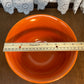 Vintage Hall Radiant Ware Atomic Orange Mixing Bowl