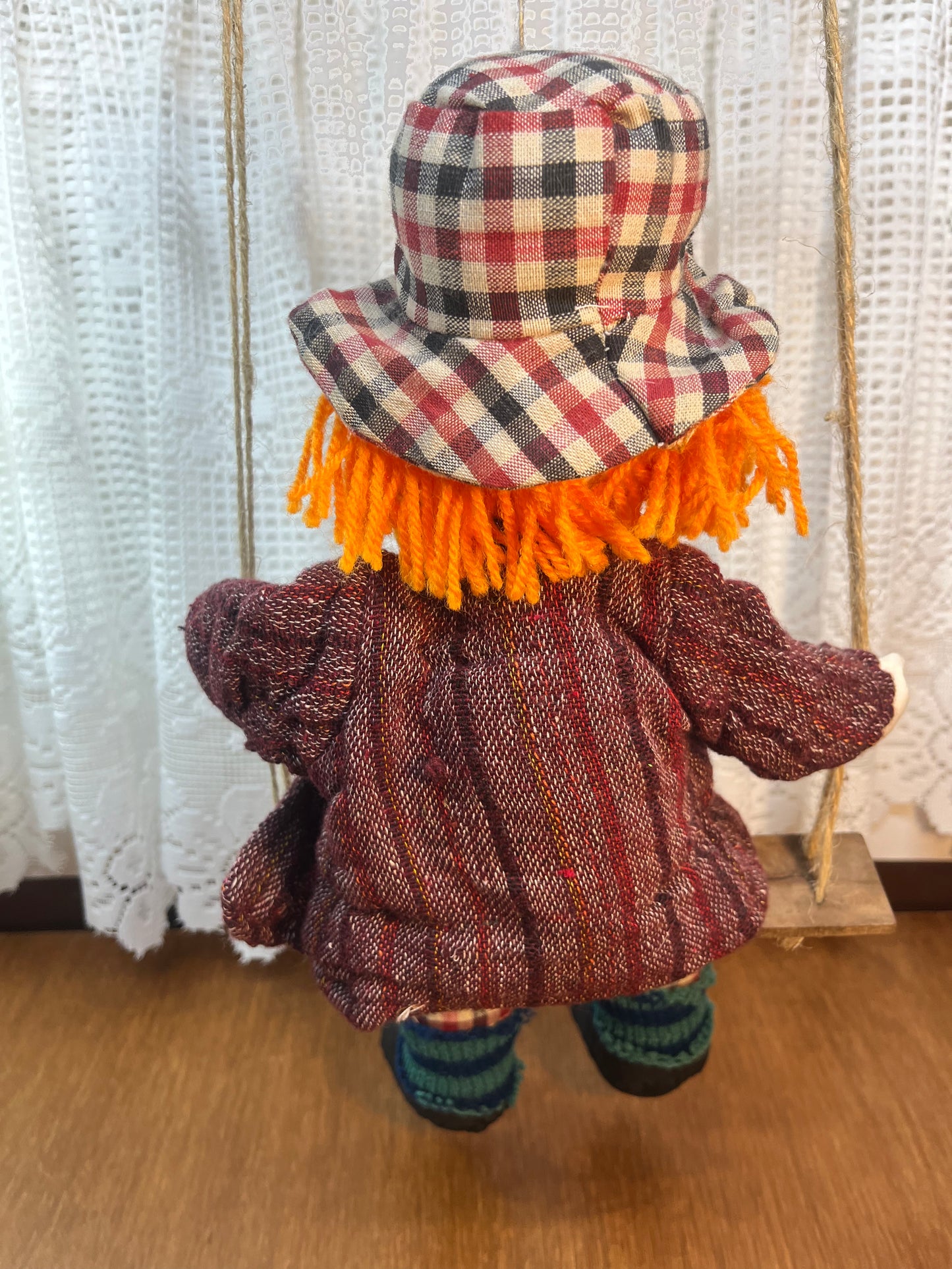 Vintage Clown On A Swing