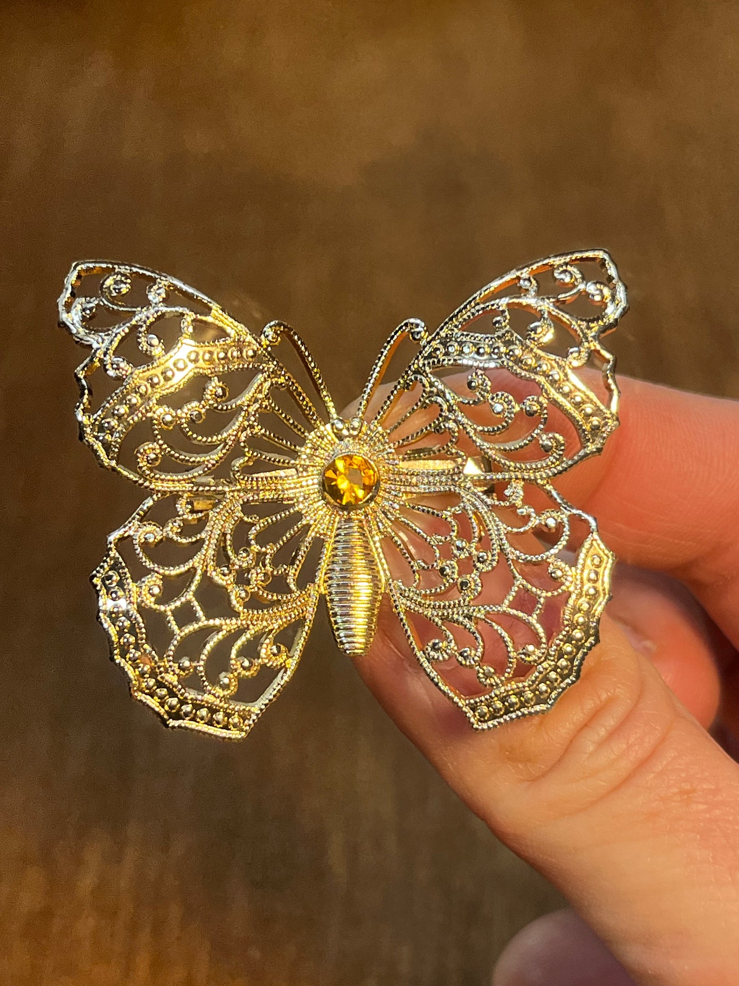 Vintage Delicate Made In Germany Butterfly Brooch