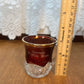 Vintage Collectible Ruby Stained Winona, Minnesota Souvenir Glass