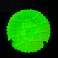 Vintage Uranium Glass Lattice Grape Vine Northwood Plate