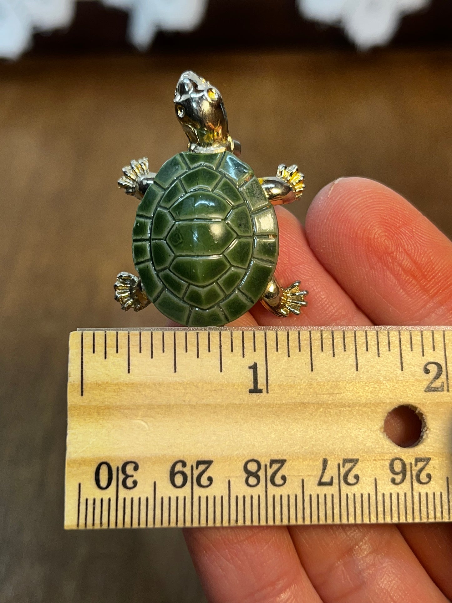 Small Turtle Brooch is