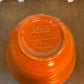 Vintage Hall Radiant Ware Atomic Orange Mixing Bowl