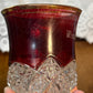 Vintage Collectible Ruby Stained Winona, Minnesota Souvenir Glass