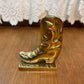 Brass Cowboy Boot