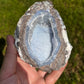 Natural Sparkling Blue Crystal Filled Geode