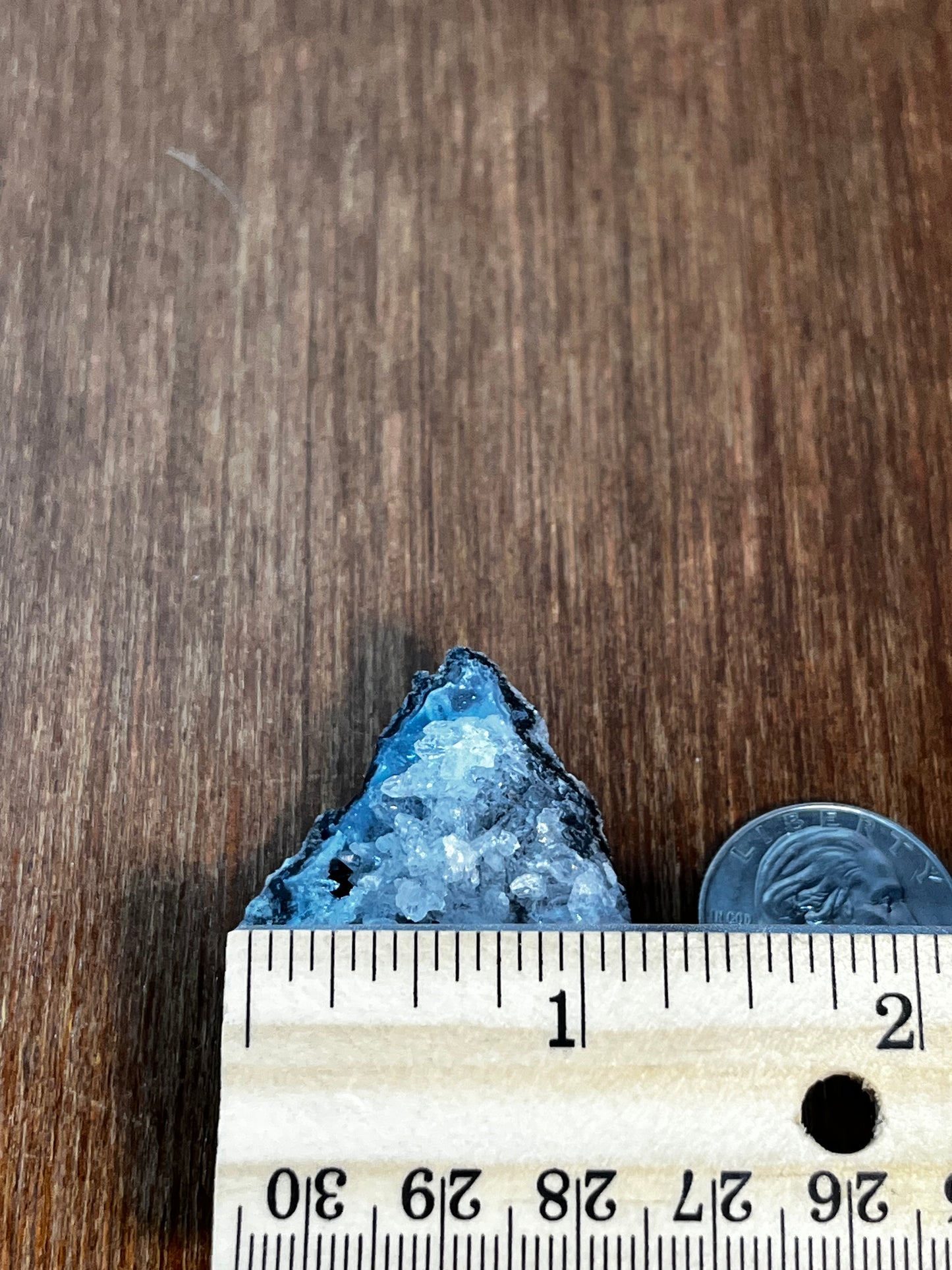 Small Gray Crystal Geode