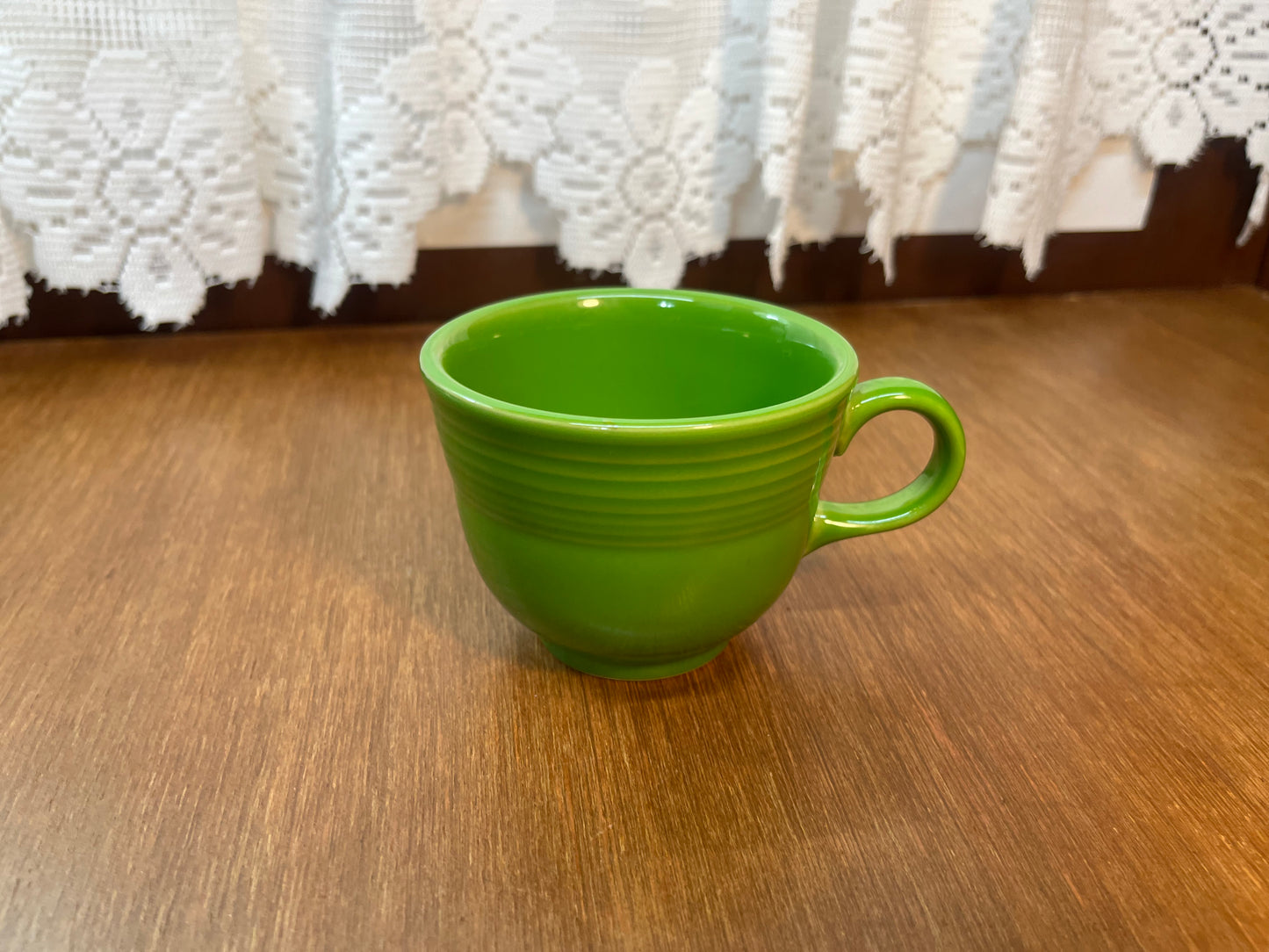 Shamrock Green RRC Lead Free Homer Laughlin Fiesta Ware Tea Cup