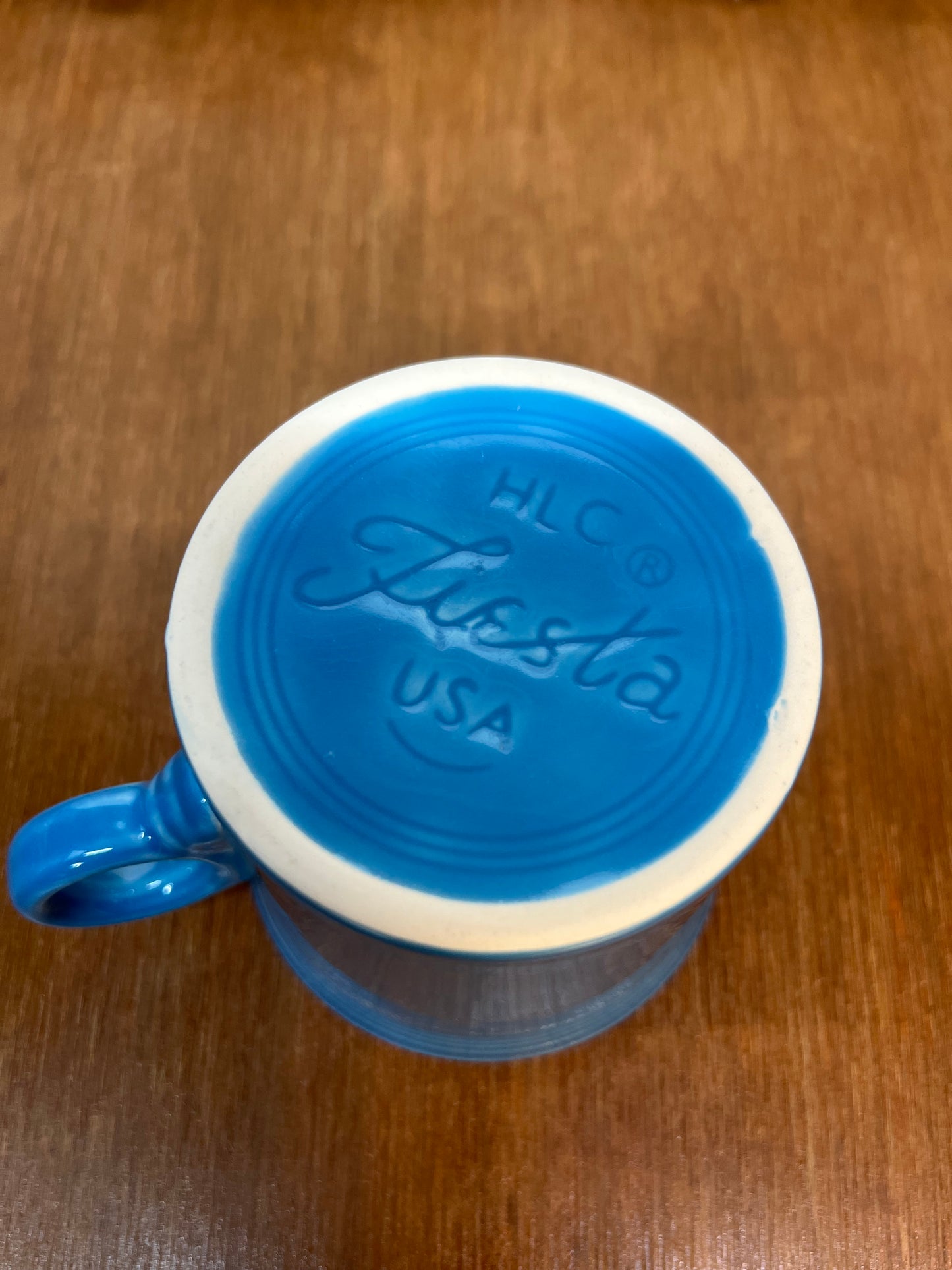 Baby Blue Fiesta Ware Coffee Mug