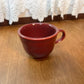 Maroon Homer Laughlin Fiesta Ware Tea Cup