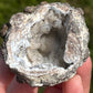 Unique Gray Crystal Filled Natural Geode