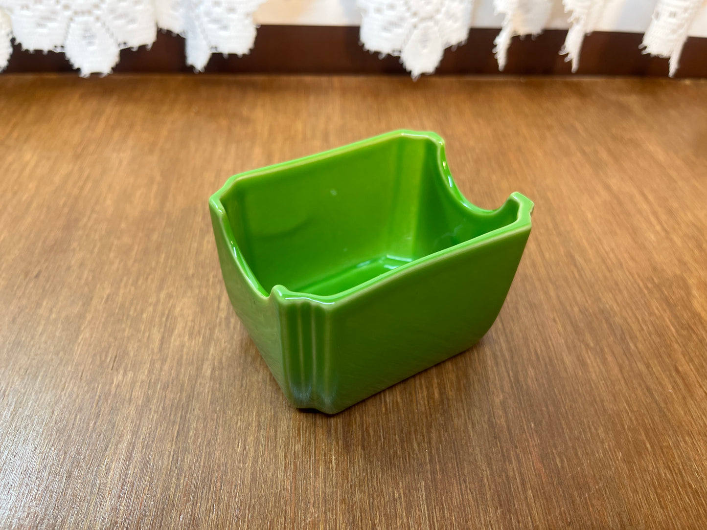 Shamrock Green Sugar Packet Fiesta Ware Caddy