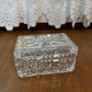 Vintage Crystal 24% Pbo Made In Poland Trinket Box