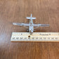 Collectible Clear Airplane Figurine