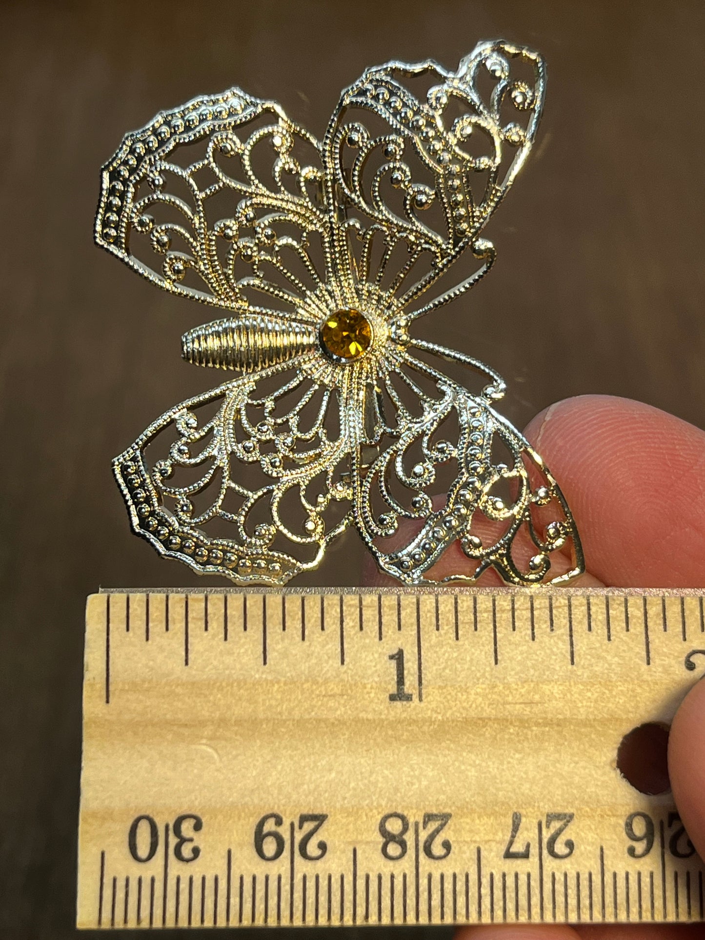 Vintage Delicate Made In Germany Butterfly Brooch